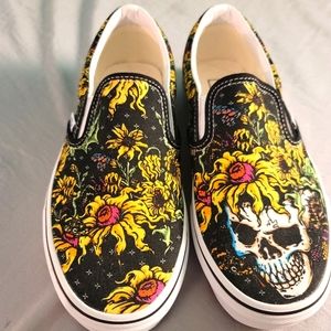 Vans Slide On Beauty Skull